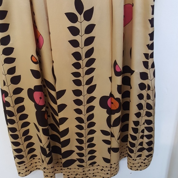 Ted  Baker London golden silk dress - Picture 8 of 8